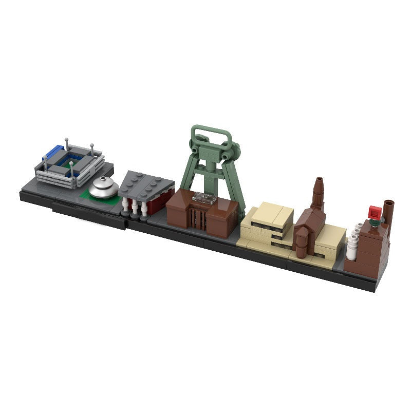 Bochum Ruhrgebiet Skyline MOC Architecture Building Kit - 3