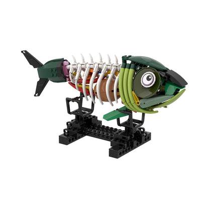 bone fish building set | lego compatible - 5