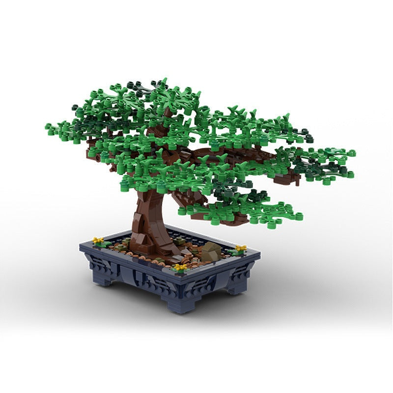 Bonsai Tree MOC Building Kit | Miniature Botanical Display Model - 2