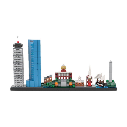 Boston skyline Building Kit | LEGO-Compatible MOC - 1
