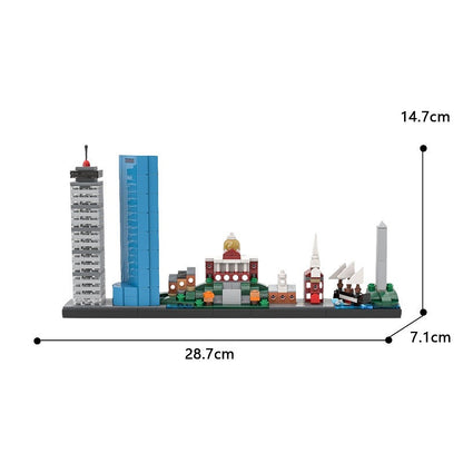 Boston Skyline MOC Building Kit | City Architecture Model - 5