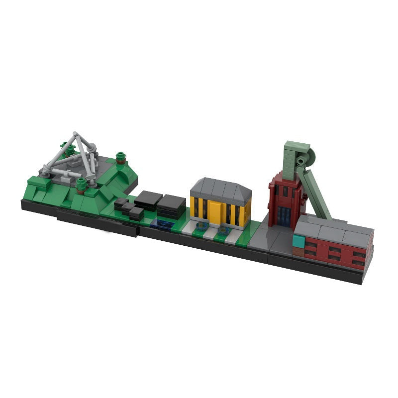 Bottrop Skyline Building Kit | LEGO-Compatible MOC - 1
