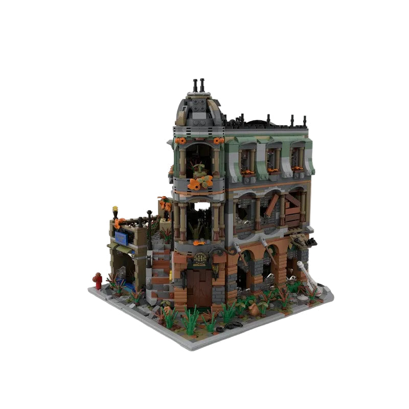 Boutique Hotel Apocalypse Version Building Kit | LEGO-Compatible MOC - 1