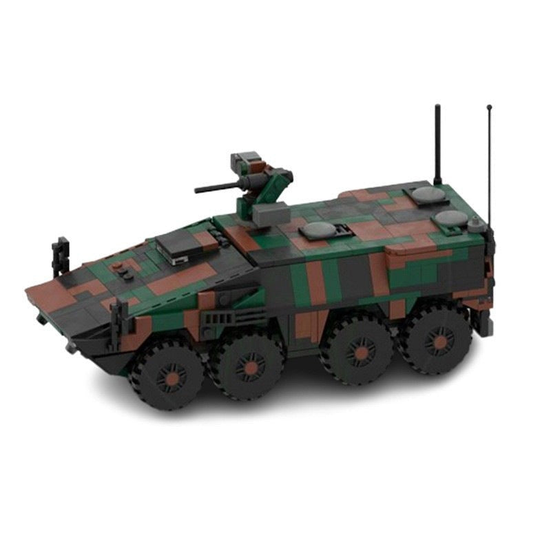 BOXER 8x8 APC MOC Building Kit | 1:35 Scale Armored Vehicle Model - 1