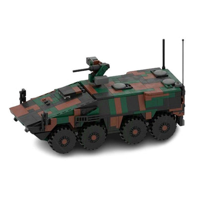BOXER 8x8 APC MOC Building Kit | 1:35 Scale Armored Vehicle Model - 1