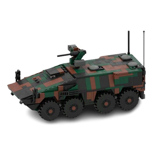 BOXER 8x8 APC MOC Building Kit | 1:35 Scale Armored Vehicle Model - 1