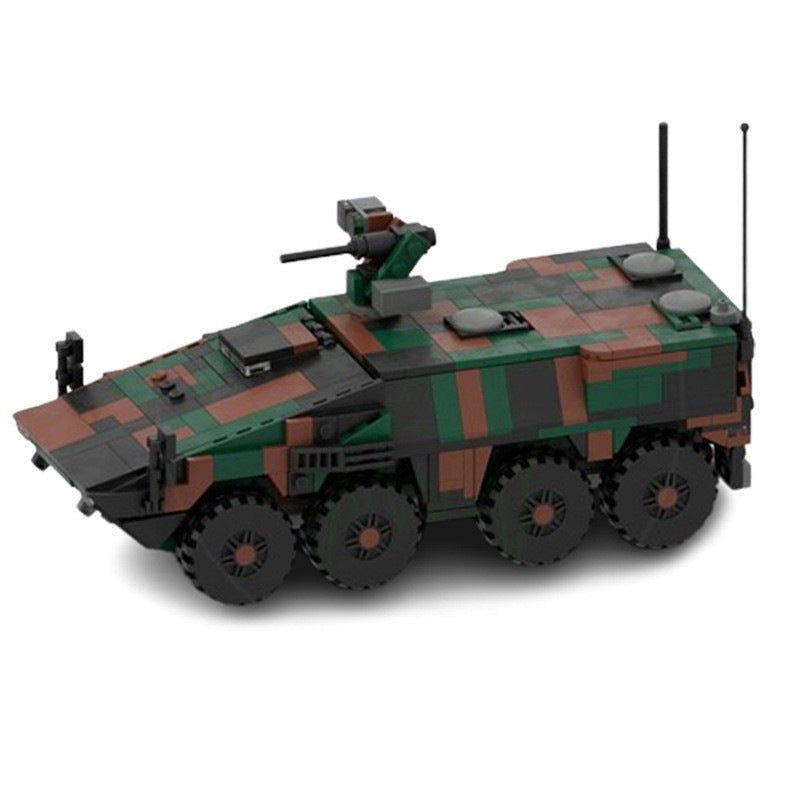 BOXER 8x8 APC MOC Building Kit | 1:35 Scale Armored Vehicle Model - 2