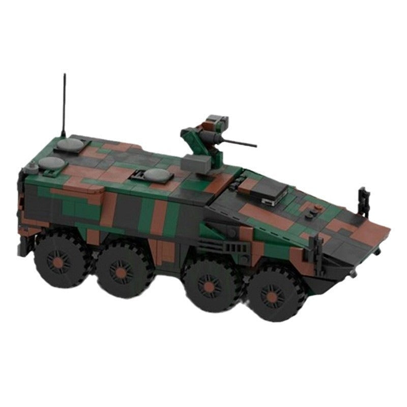 BOXER 8x8 APC MOC Building Kit | 1:35 Scale Armored Vehicle Model - 4
