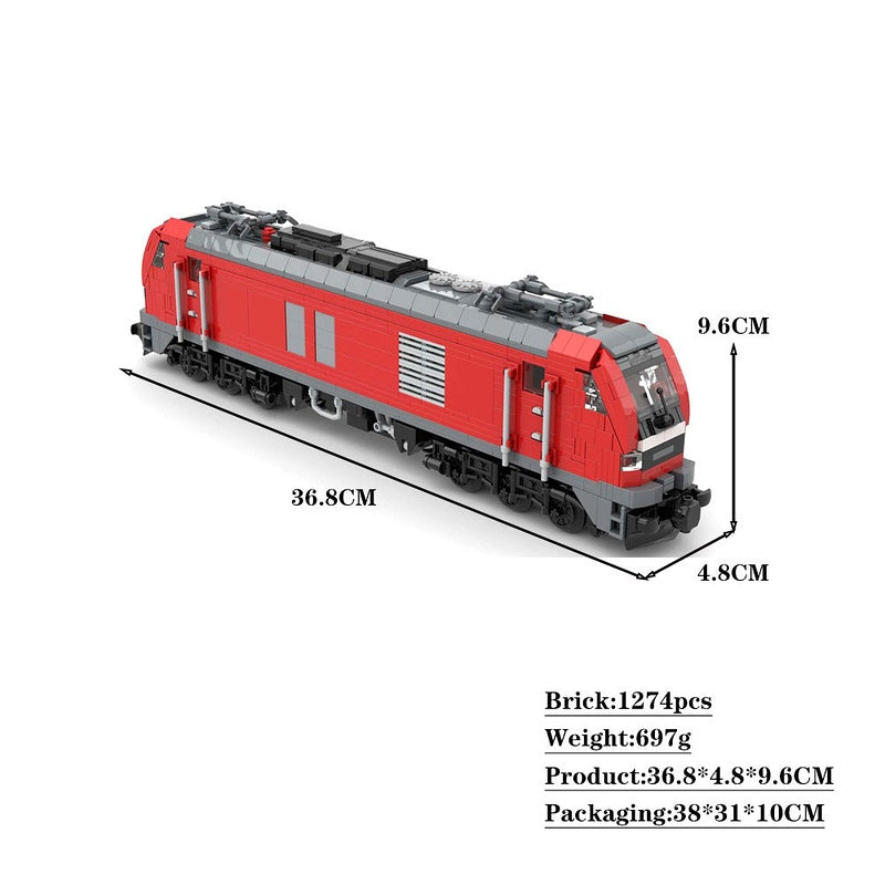 BR 159 Eurodual DB Cargo MOC Train Building Kit | Modern Freight Locomotive Model - 4