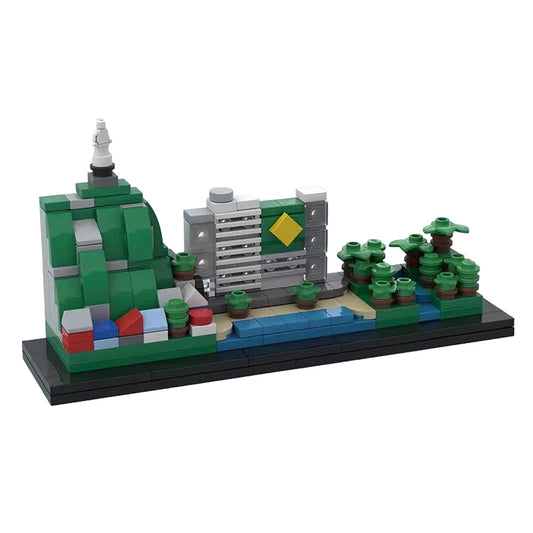 Brazil Skyline Building Kit | LEGO-Compatible MOC - 1