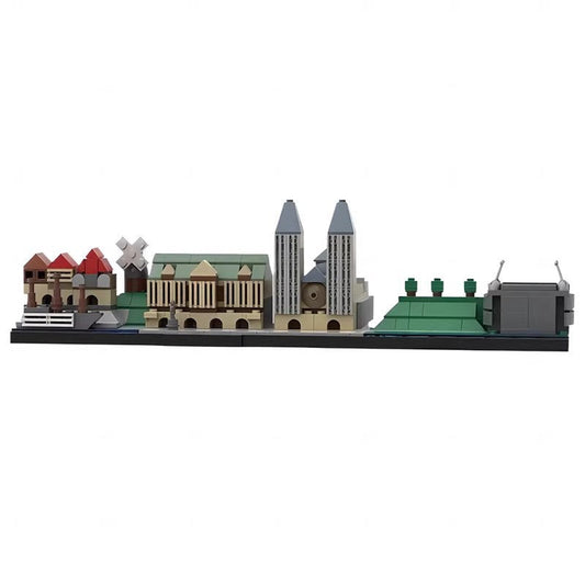 Bremen Skyline Building Kit | LEGO-Compatible MOC - 1