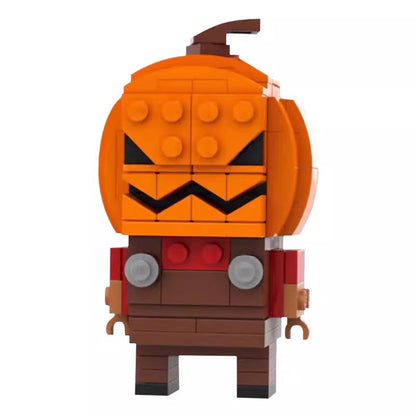 Brick-o'-Lantern BrickHeadz Building Kit | LEGO-Compatible MOC - 1