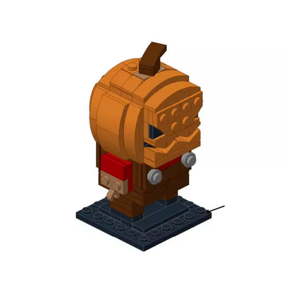 Brick-o'-Lantern BrickHeadz Building Kit | LEGO-Compatible MOC - 2
