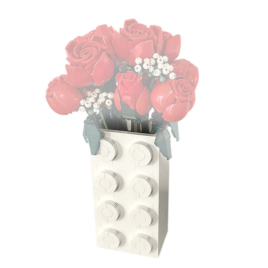 Brick Vase Building Kit | LEGO-Compatible MOC - 1