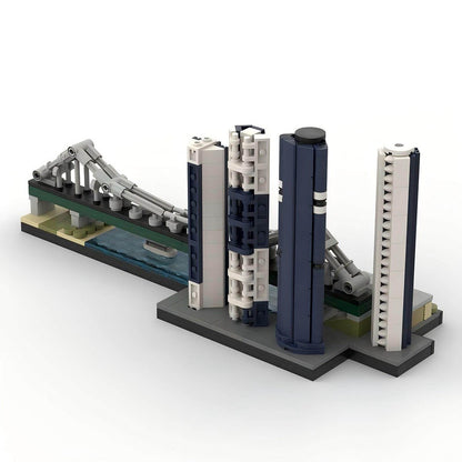 Brisbane Skyline Building Kit | LEGO-Compatible MOC - 3
