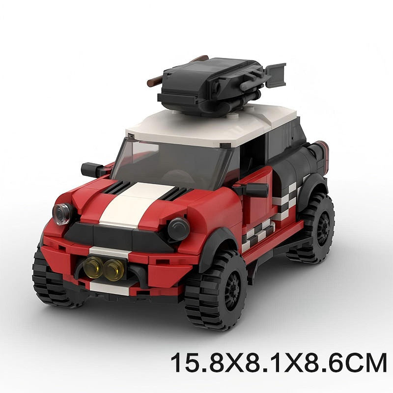 British Cross-Country Rally Car Building Kit | LEGO-Compatible MOC - 6
