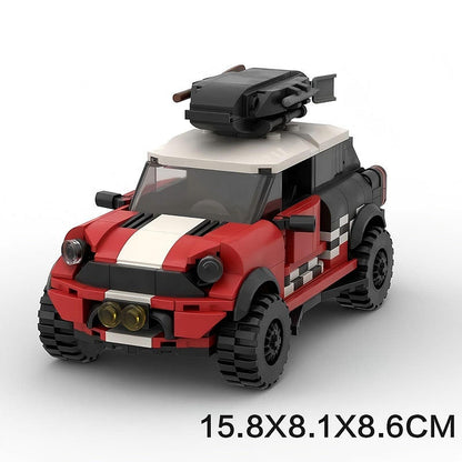 British Cross-Country Rally Car MOC Building Kit | Racing Vehicle Model - 6