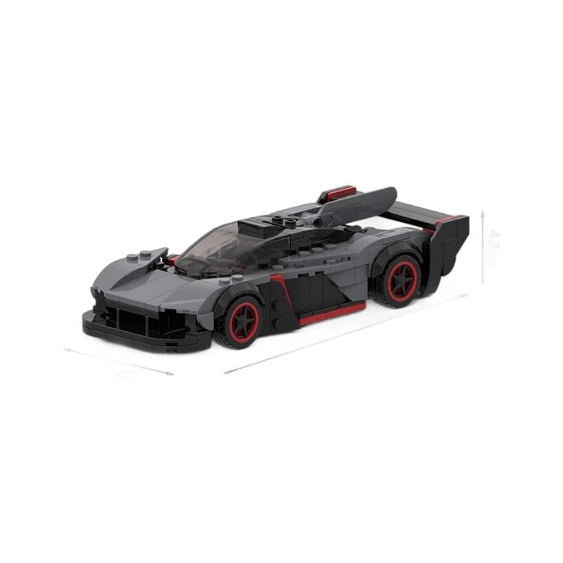 British Hypercar AMR Racing MOC Building Kit | 8 Wide Sports Car - 5