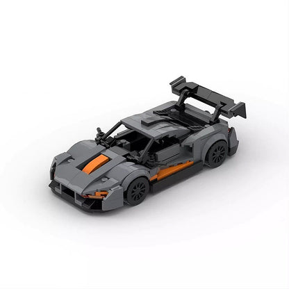 British Hypercar Speed Racer MOC Building Kit | 8-Wide Vehicle Model - 3