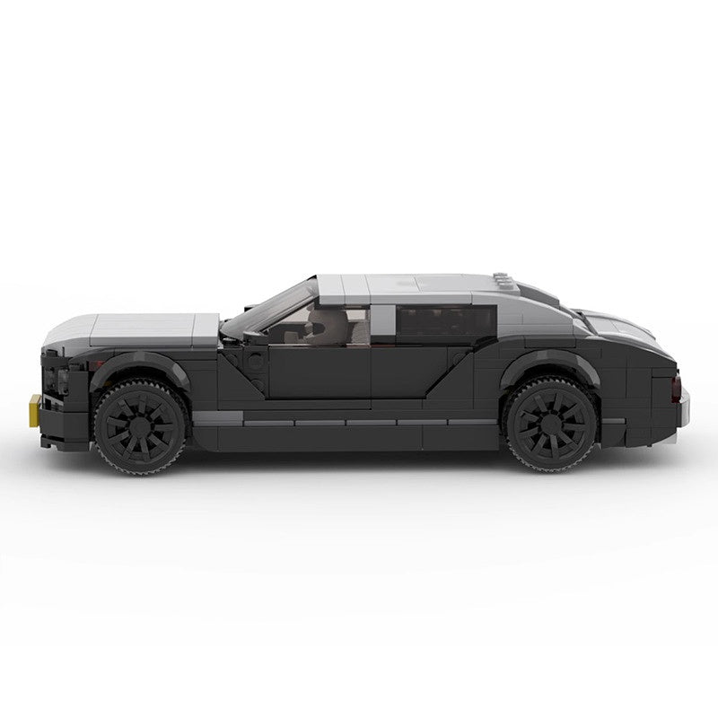 British Luxury 8-Cylinder Engine Sedan Building Kit | LEGO-Compatible MOC - 3