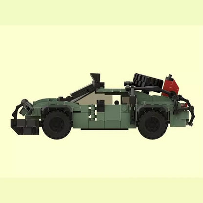 British Luxury GT Off-Road Coupe MOC Building Kit | Vehicle Model - 4
