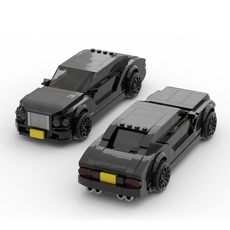 British Luxury V8 Sedan MOC Vehicle Building Kit | Classic Car Model - 4