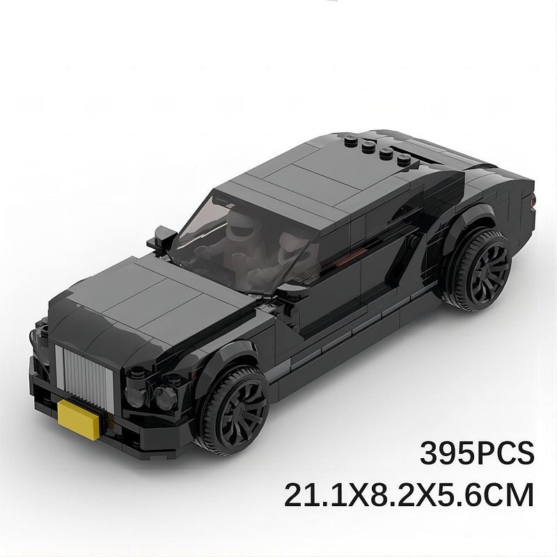 British Luxury V8 Sedan MOC Vehicle Building Kit | Classic Car Model - 6