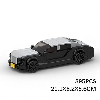 British Luxury V8 Sedan MOC Vehicle Building Kit | Classic Car Model - 7