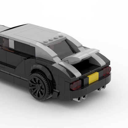 British Luxury V8 Sedan MOC Vehicle Building Kit | Classic Car Model - 8
