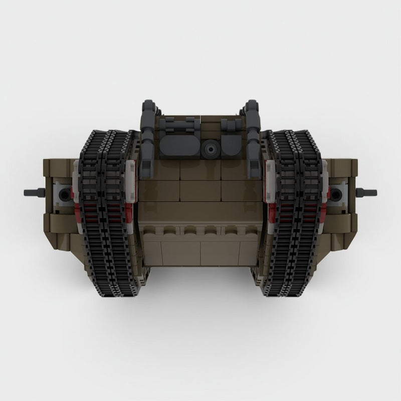 British Mark IV WWI Heavy Tank 1:35 Scale MOC Building Kit - 2