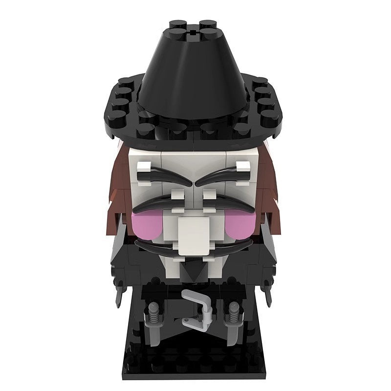 British Masked Vigilante Guy BrickHeadz Building Kit | LEGO-Compatible MOC - 5