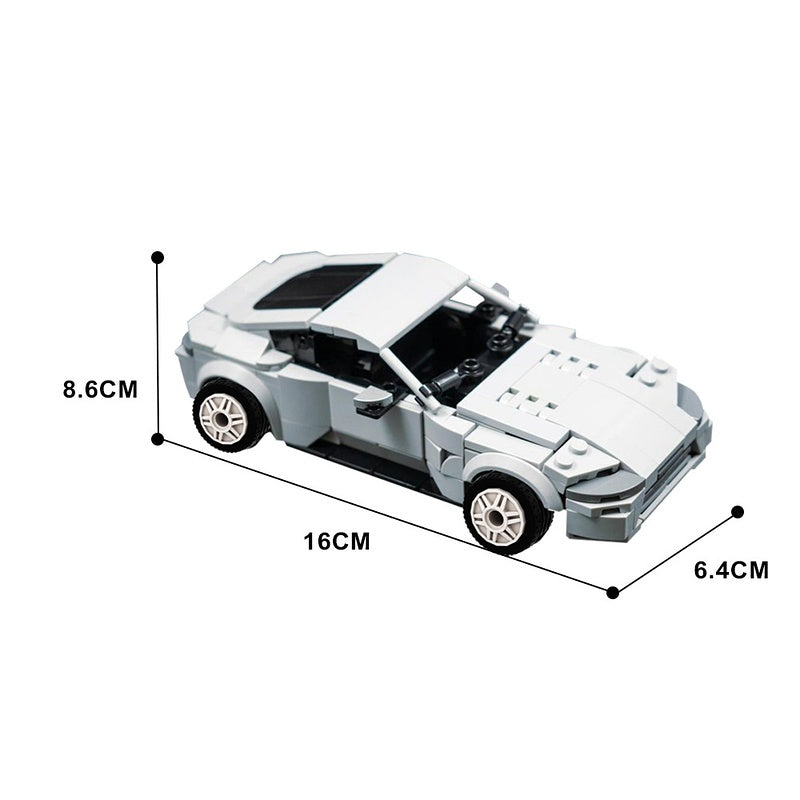British Spy-Style DB10 Inspired Sports Coupe Building Kit | LEGO-Compatible MOC - 4