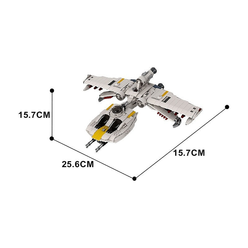BTL-S8 Heavy Bomber Starfighter MOC Spacecraft Building Kit - 5