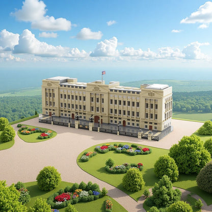 Buckingham Palace Building Kit | LEGO-Compatible MOC - 2
