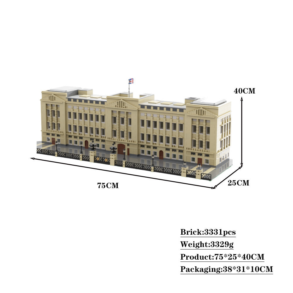 Buckingham Palace Building Kit | LEGO-Compatible MOC - 4