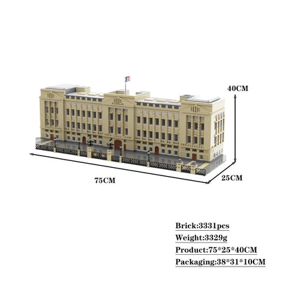 Buckingham Palace Building Kit | LEGO-Compatible MOC - 4