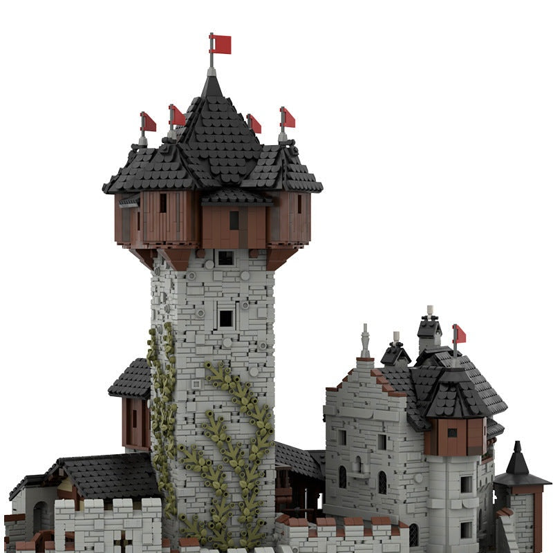 Burg Falkenstein Castle MOC Building Kit | Medieval Fortress Architecture - 4