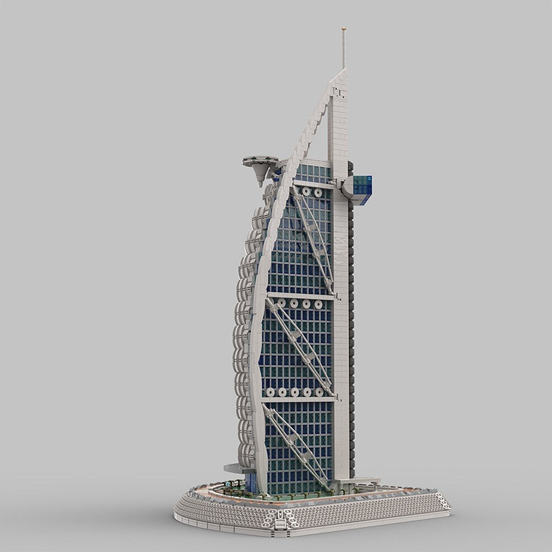 Burj Al Arab MOC Building Kit | Dubai Luxury Hotel Architecture Model - 2