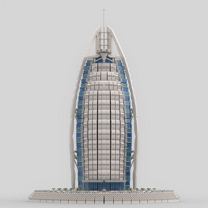 Burj Al Arab MOC Building Kit | Dubai Luxury Hotel Architecture Model - 3
