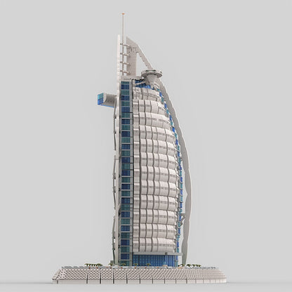 Burj Al Arab MOC Building Kit | Dubai Luxury Hotel Architecture Model - 4