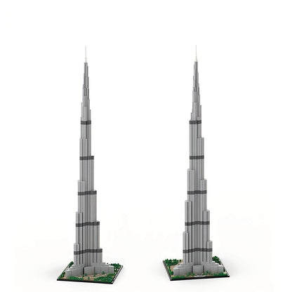 Burj Khalifa Dubai Skyscraper Building Kit | LEGO-Compatible MOC - 3