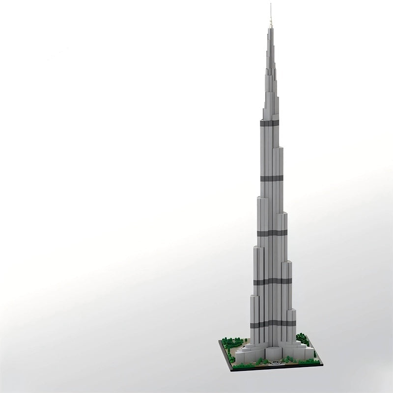 Burj Khalifa Dubai Skyscraper Building Kit | LEGO-Compatible MOC - 4