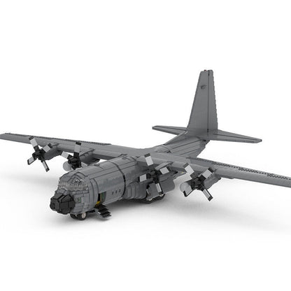 C-130 Military Transport Plane MOC Building Kit | Tactical Airlifter Model - 1