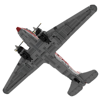 C-47 Skytrain Civilian Transport Aircraft MOC Building Kit - 2