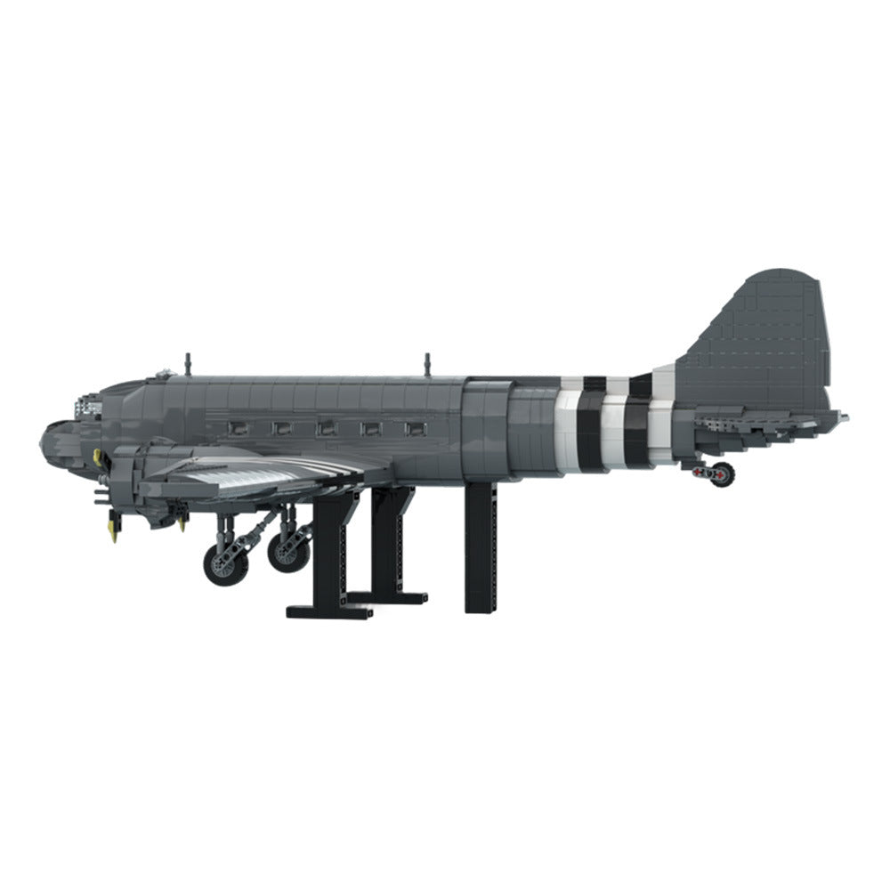 C-47 Skytrain Transport Aircraft Building Kit | LEGO-Compatible MOC - 3