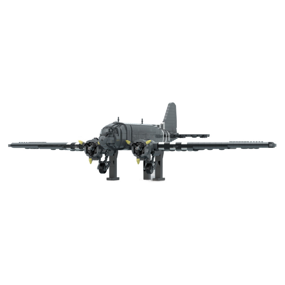 C-47 Skytrain Transport Aircraft Building Kit | LEGO-Compatible MOC - 5