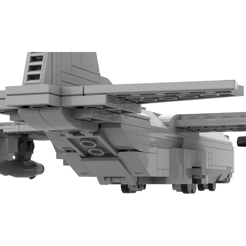 C130 Military Transport Plane Building Kit | 1:125 Scale | LEGO-Compatible MOC - 2