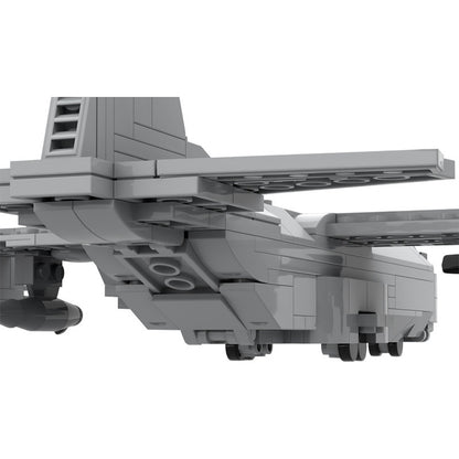 C130 Military Transport Plane Building Kit | 1:125 Scale | LEGO-Compatible MOC - 2