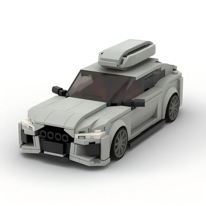 C8 Avant Sport Wagon Performance Estate Car Building Kit | LEGO-Compatible MOC - 5