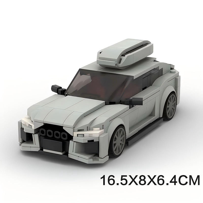 C8 Avant Sport Wagon Performance Estate Car Building Kit | LEGO-Compatible MOC - 6